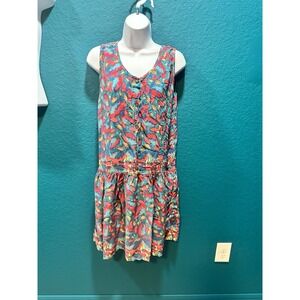 Rainbow-Jo Hawaii Colorful Floral Sundress‎ M